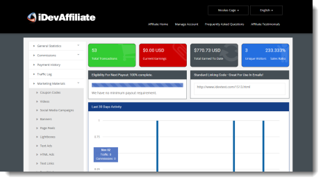 Affiliate Tracking Software